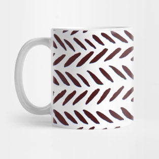 Knitting pattern - burgundy Mug